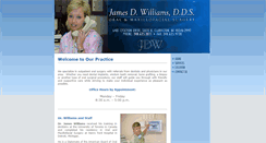 Desktop Screenshot of jamesdwilliamsdds.com